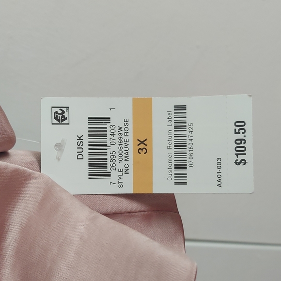 INC International Concepts Dusk Open Blazer in Mauve Rose Size 3X NWT - Picture 14 of 16